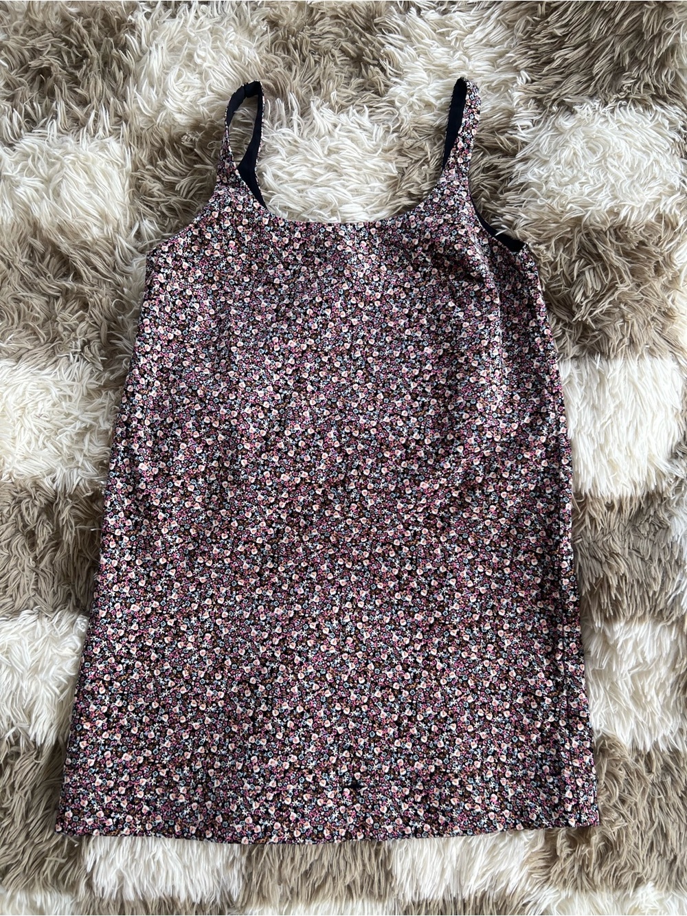 NWOT H&M floral corduroy Dress size small